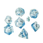 RESIN DICE DRAGON 7PC SET