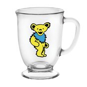 GRATEFUL DEAD YELLOW DANCING BEAR 16OZ GLASS MUG