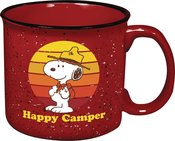 PEANUTS HAPPY CAMPER CAMPFIRE 20OZ MUG