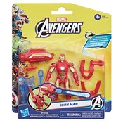 MARVEL EPIC HERO SERIES 4IN IRON MAN W/BATTLE GEAR AF