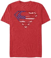 DC HEROES SUPERMAN US HERO LOGO T/S SM