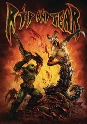 DOOM RIP AND TEAR LIMITED EDITION ART PRINT