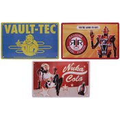 FALLOUT TIN SIGN SET