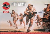 AIRFIX WWII BRITISH 8TH ARMY 1/76 FIG SET