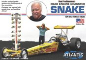 DON PRUDHOMME SNAKE REAR ENGINE DRAGSTER 1/24 MODEL  (C