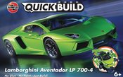 AIRFIX QUICKBUILD LAMBORGHINI AVENTADOR GREEN