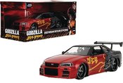 HWR GODZILLA 2002 NISSAN SKYLINE GT-R 1/24 DIE-CAST VEHICLE