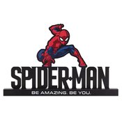 MARVEL SPIDER-MAN METAL ON WOOD BASE TABLETOP DECOR  (C