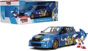 HWR SONIC HEDGEHOG 12 SUBARU WRX STI W FIG 1/24 DIE-CAST VEH