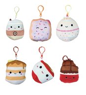 SQUISHMALLOW SNACK 3.5IN PLUSH CLIP 24PC ASST