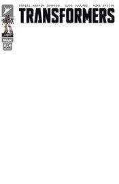 TRANSFORMERS #19 CVR G BLANK SKETCH CVR