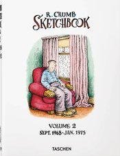 ROBERT CRUMB SKETCHBOOK HC VOL 02 (OF 6) 1968-1975 NEW PTG (