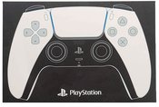 PLAYSTATION NEON WHITE CONTROLLER 12IN CANVAS WALL DECOR (NE