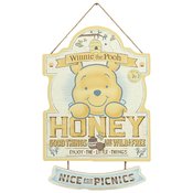 DISNEY WINNIE THE POOH HONEY 10X15 HANGING WOOD WALL DECOR (