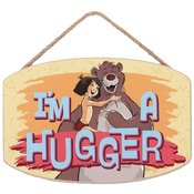 DISNEY JUNGLE BOOK HUGGER 8X6 HANGING WOOD WALL DECOR