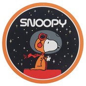 PEANUTS SNOOPY SPACE 11IN ROUND METAL SIGN