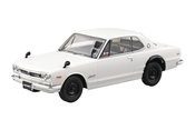 NISSAN C10 SKYLINE 2000GT-R WHITE 1/32 SNAP MDL KIT  (C