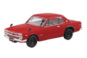 NISSAN C10 SKYLINE 2000GT-R RED 1/32 SNAP MDL KIT
