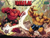 DF RED HULK #2 HULK VS THING CONNECTING CVR SET PERCY SGN (C