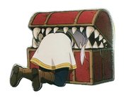 FRIEREN BEYOND JOURNEYS END MIMIC EATING FRIEREN PIN  (