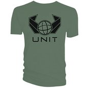 DOCTOR WHO SEASON ONE UNIT LOGO TS SZ L MILITARY GREEN TS (N