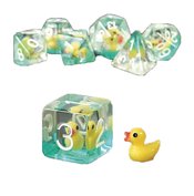 RESIN DICE RUBBER DUCK 7PC SET