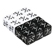 POSITIVE/NEGATIVE DICE COUNTERS 12PC SET