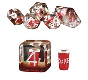 RESIN DICE COLA 7PC SET