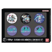 GUNDAM X MIKU MEMORIAL CAN BADGE SET