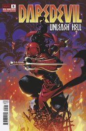 DAREDEVIL UNLEASH HELL RED BAND #5 (OF 5) TAN VAR (POLYBAG)