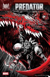 PREDATOR BLACK WHITE & BLOOD #1 (OF 4) PAOLO VILLANELLI VAR