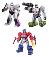TRANSFORMERS OPTIMUS PRIME & MEGATRON MIXMASHERS DLX AF ASST