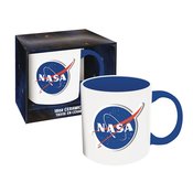NASA LOGO 18OZ EMBOSSED CERAMIC MUG