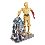 STAR WARS R2D2 C3P0 COLOR METAL MODEL KIT GIFT BOX