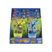 HOT WHEELS SKATE BOARD & GUM CONTAINER 2PK ASST