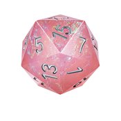 JUMBO D20 PINK LEMONADE DIE