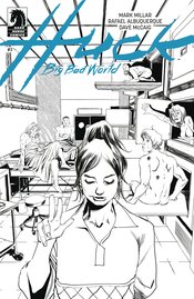 HUCK II #3 CVR B ALBUQUERQUE B&W (MR)