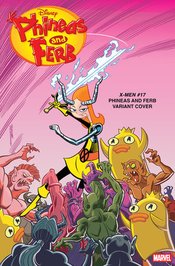 X-MEN #17 JACOB CHABOT PHINEAS AND FERB VAR
