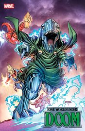 ONE WORLD UNDER DOOM #5 (OF 9) KEN LASHLEY DOOMASAUR VAR