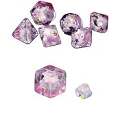 RESIN DICE CAR 7PC SET