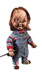 BRIDE OF CHUCKY MDS MEGA TALKING SCARRED CHUCKY DOLL  (