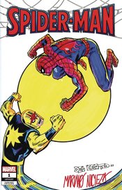 DF MARVEL CVR ART SGN & REMARK SPIDER-MAN & NOVA SKETCH