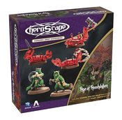 HEROSCAPE MOLTEN CRUSTACEANS & TANUKI TRICKSTERS ARMY EXP (C