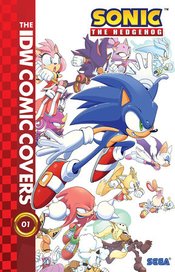 SONIC THE HEDGEHOG IDW COMIC COVERS HC