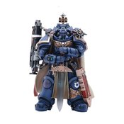 JOYTOY WH 40K ULTRAMARINES CPT W/ HEAVY BOLT RIFLE 1/18 FIG