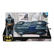 BATMAN 12IN SHADOW GUARDIAN BATMOBILE W/ FIGURE SET  (C