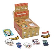 ANDY WARHOL DELUXE ENAMEL PINS WINDOW BOX DISP