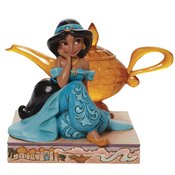DISNEY TRADITIONS JASMINE & GENIE LAMP 5.25IN STATUE  (