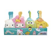 HELLO KITTY & FRIENDS 4IN PLUSH CLIP-ON 6PC DIS