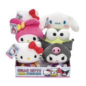 HELLO KITTY & FRIENDS 8IN PLUSH 6PC DIS